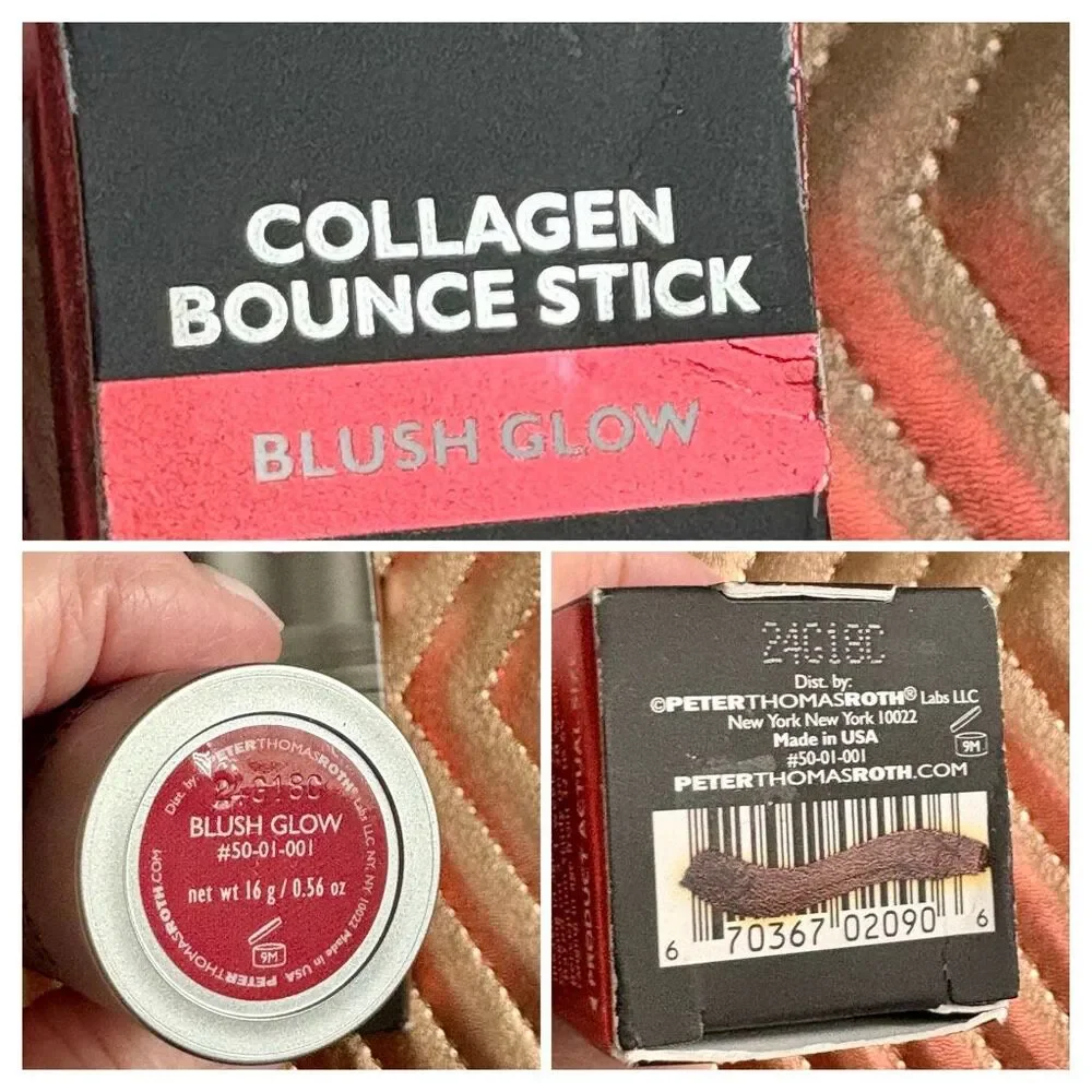 PETER THOMAS ROTH - NWTIB Instant FIRMx® Collagen Bounce Stick/Blush Glow/.56 oz